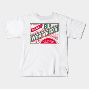 1950s Wonder Bar Ice Cream Kids T-Shirt